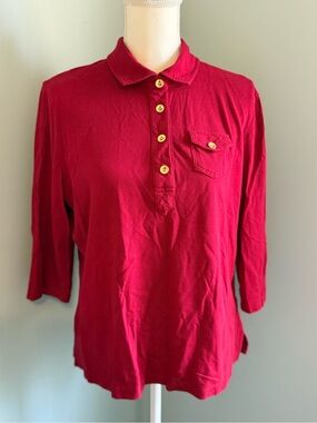 Talbots woman’s button down collar dress shirt size 1X